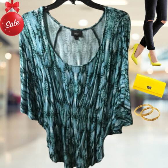 Flutter Sleeve Top 2X - Picture 1 of 4